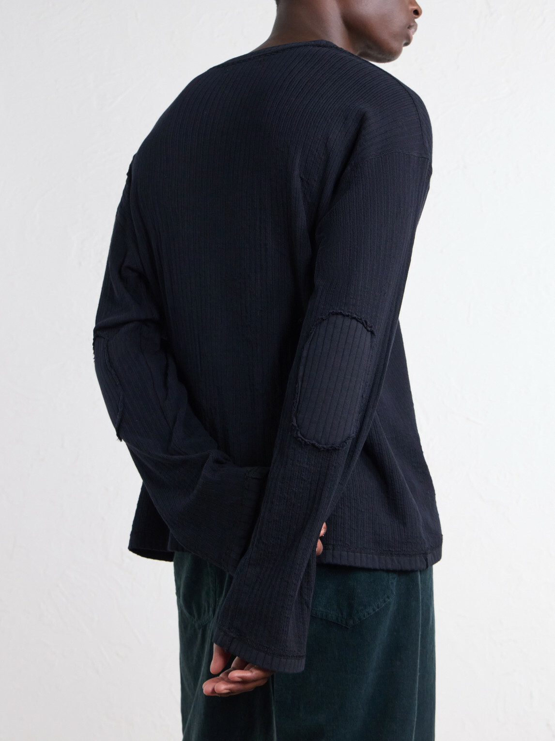mfpen - Ribbed Organic Cotton Sweater - Black