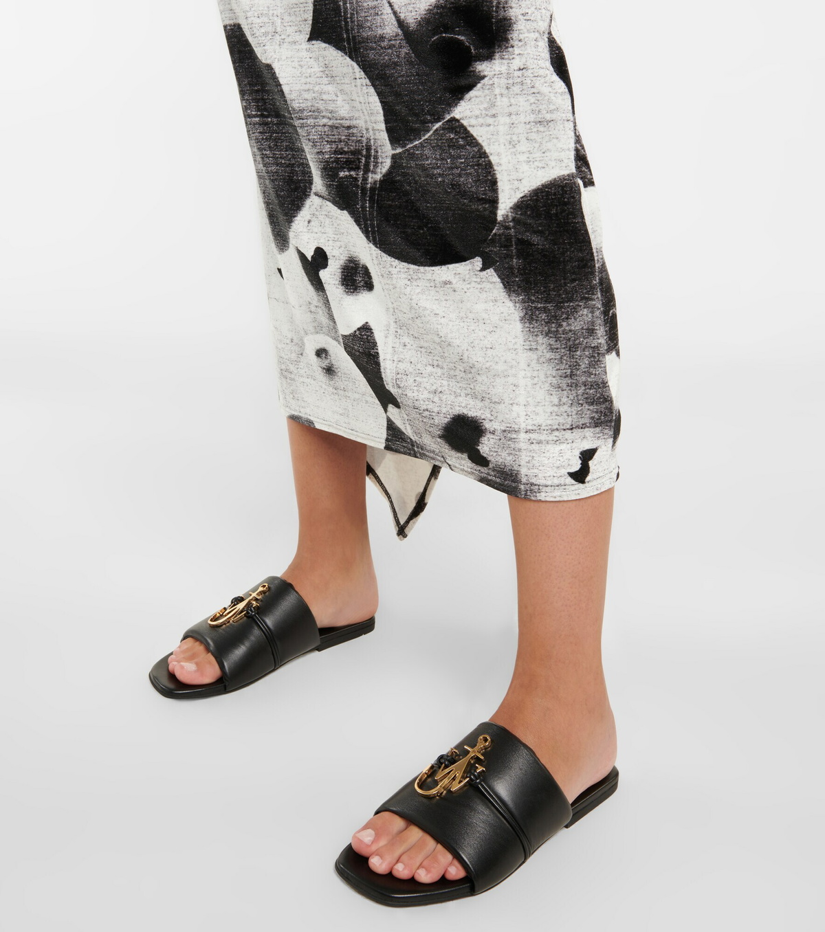 JW Anderson - Anchor leather sandals JW Anderson