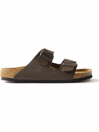 BIRKENSTOCK - Arizona Textured Birko-Flor Sandals - Brown