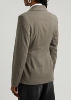 Remain BY Birger Christensen Twill Blazer Grey