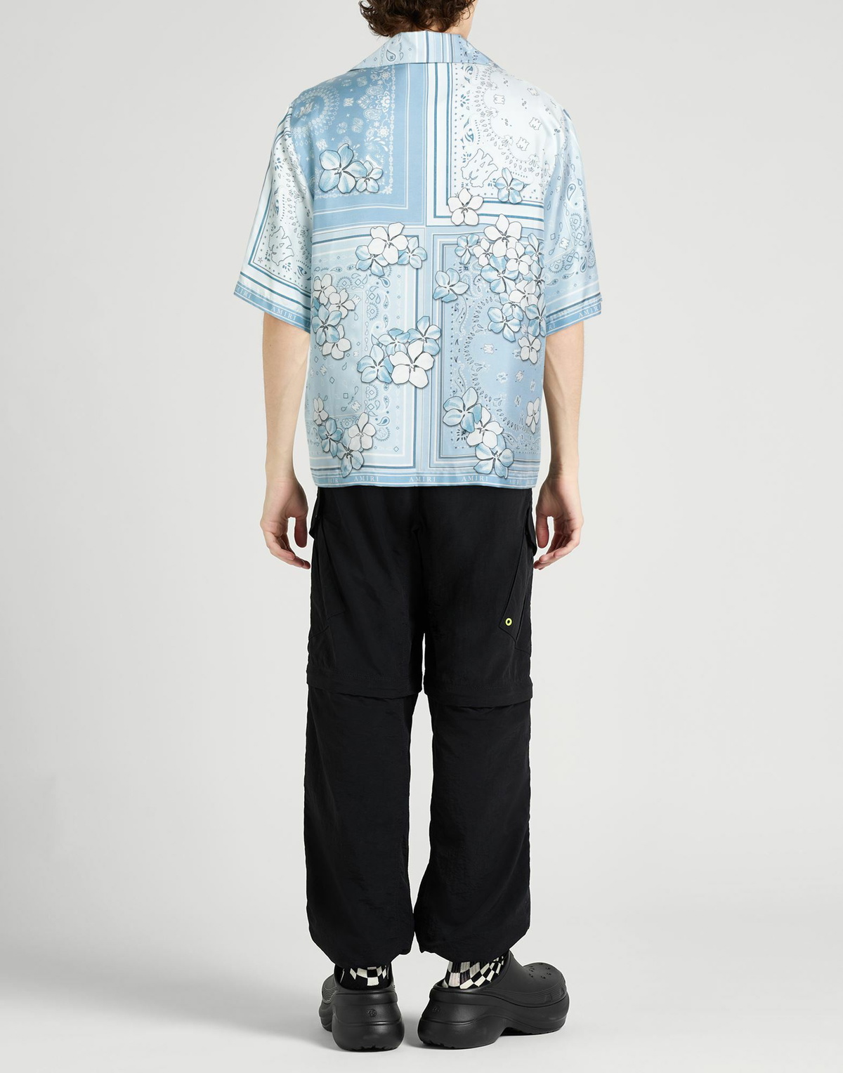 Amiri Mens Shirt in Sky blue