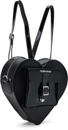 Dr. Martens Black Kiev Leather Heart Shaped Backpack