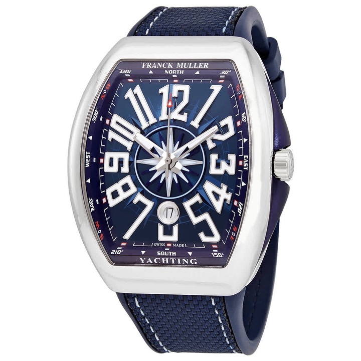 Photo: Franck Muller Vanguard Yachting Automatic Blue Dial Mens Watch 45SCYACHTBLU