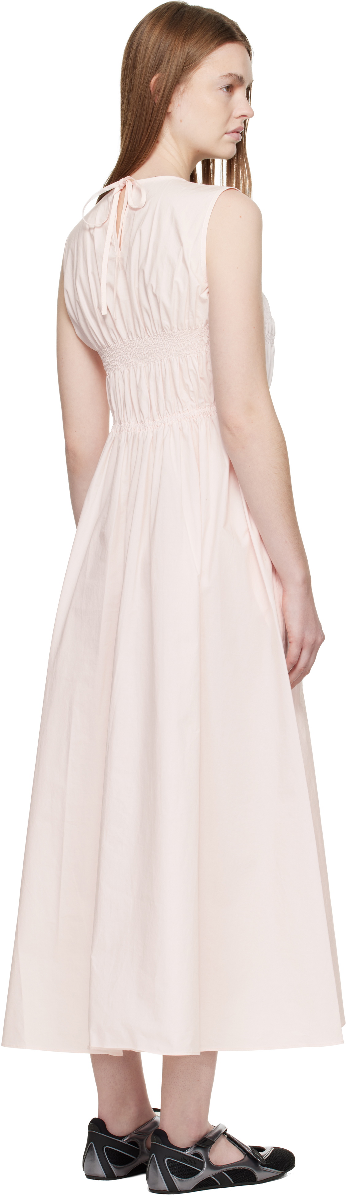 Cecilie Bahnsen Pink CBchristy Midi Dress