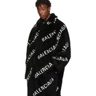 Balenciaga Black Faux-Fur Big Fit Car Coat