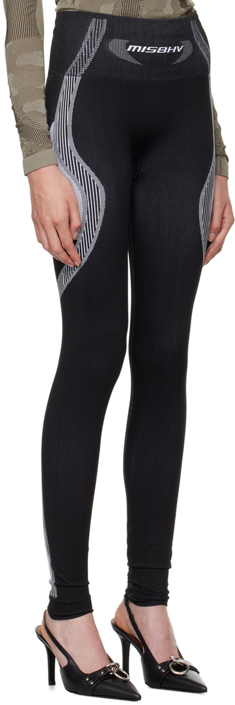 MISBHV Black & White Active Sport Leggings