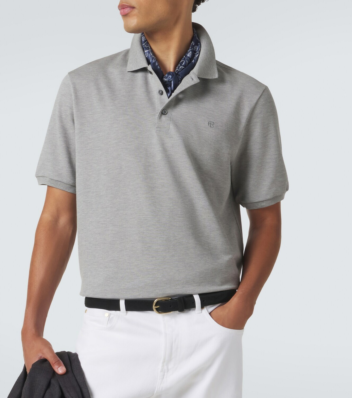 Ralph Lauren Purple Label Cotton piqué polo shirt