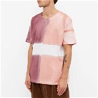 Nanamica Men's Split Tie Dye T-Shirt in Pink