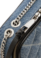 Marc Jacobs The Snapshot Quilted Denim Cross-body bag - Blue - One Size