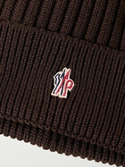 Moncler Grenoble - Logo-Appliquéd Ribbed Virgin Wool Beanie