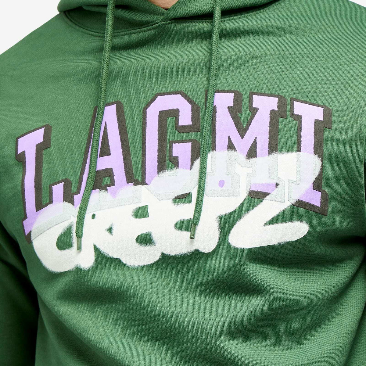 Creepz Men's Tagged Collegiate Hoodie in Forest