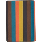 Paul Smith Multicolor Striped Passport Holder