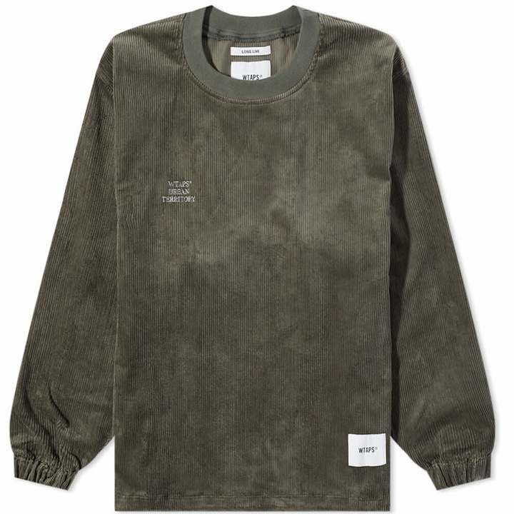 Photo: WTAPS Men's Smock Crew Neck Overshirt in Olive Drab