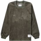 WTAPS Men's Smock Crew Neck Overshirt in Olive Drab