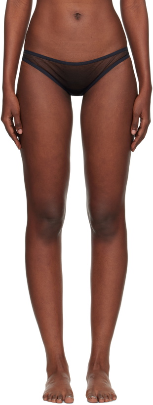 Photo: Yasmine Eslami Black Jeanne Briefs