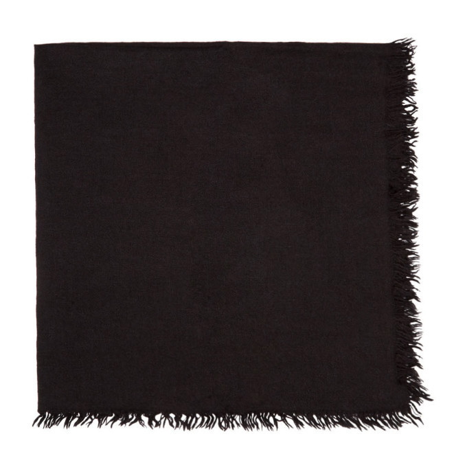 Photo: Rick Owens Black Anona Scarf