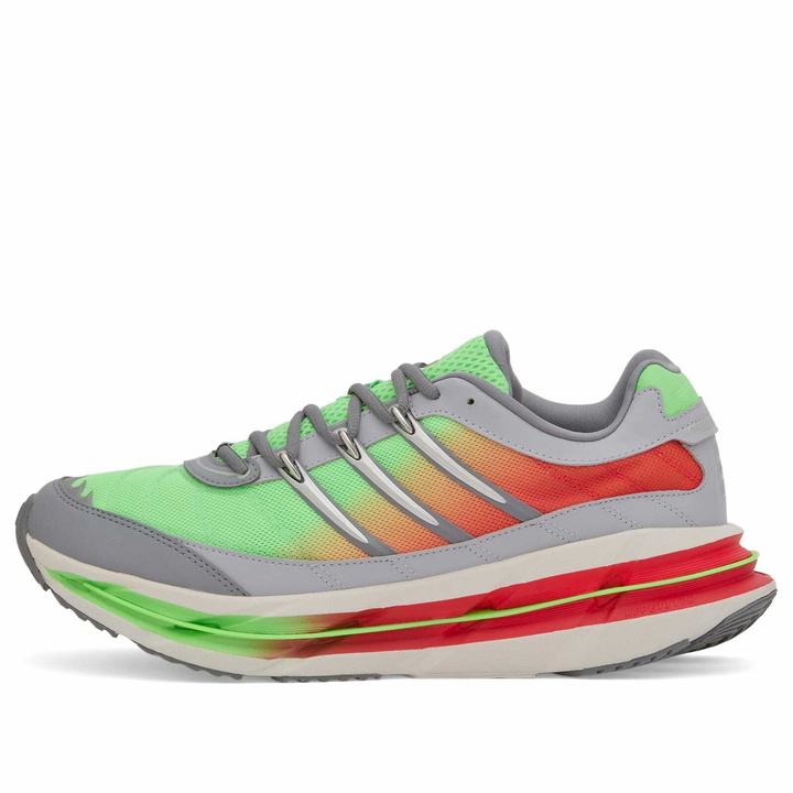 Photo: Adidas Men's Adistar HRMY in Lime Burst/Grey/Semi Lucid Red