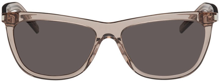 Photo: Saint Laurent Brown SL 515 Cat-Eye Sunglasses