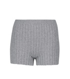 Erdem - Kinsley ribbed-knit wool-blend shorts