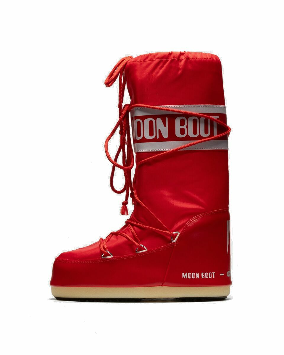 Photo: Moon Boot Icon Nylon Red - Mens - Boots