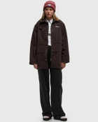 ROTATE Birger Christensen Heavy Woven Jacket Brown Womens Parka
