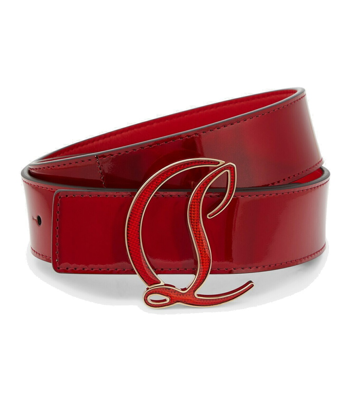 Photo: Christian Louboutin - CL logo leather belt