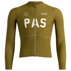 Pas Normal Studios Men's PAS Mechanism Pro Long Sleeve Jersey in Khaki Green