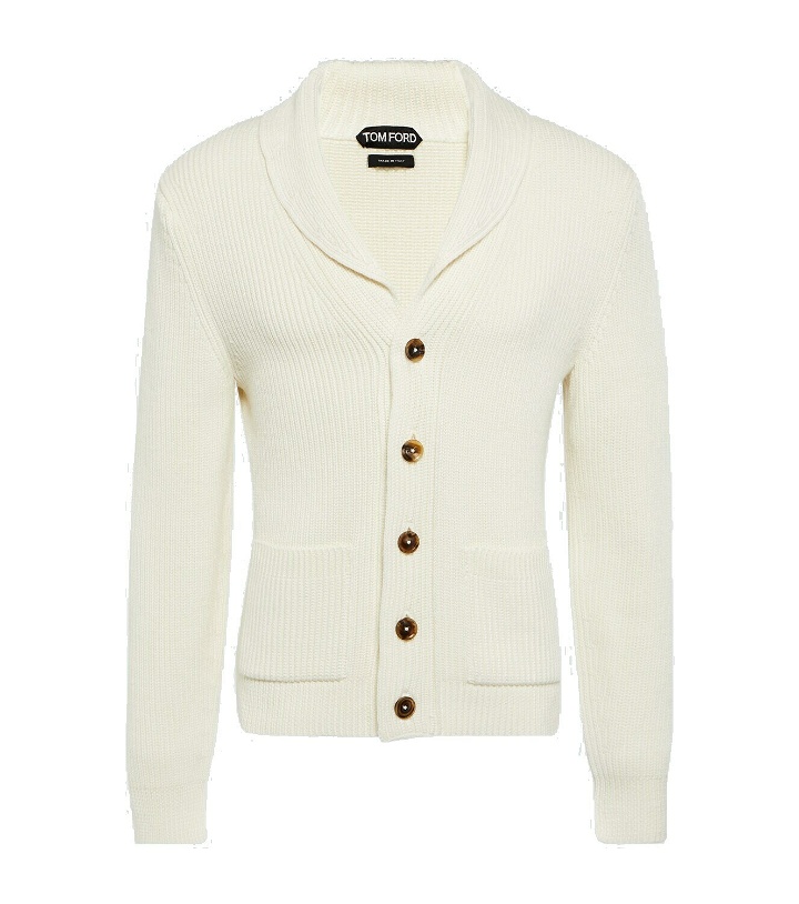Photo: Tom Ford Ribbed-knit wool and silk cardigan