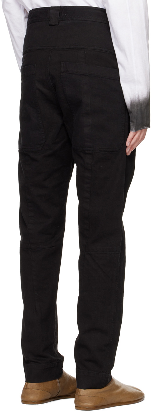 Isabel Benenato Black Five-Pocket Jeans