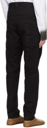 Isabel Benenato Black Five-Pocket Jeans