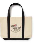 Maison Kitsuné - Olympia Le-Tan Printed Cotton-Canvas Tote Bag