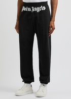 Palm Angels Logo-print Cotton Sweatpants Black