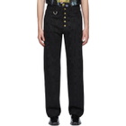 Linder Black Moire Effect Dimitri Jeans
