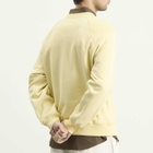Kaptain Sunshine Men's Suvin Crewneck Sweatshirt in Lemon