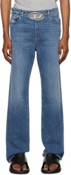 Diesel Blue 1955 D-Rekiv Straight Jeans