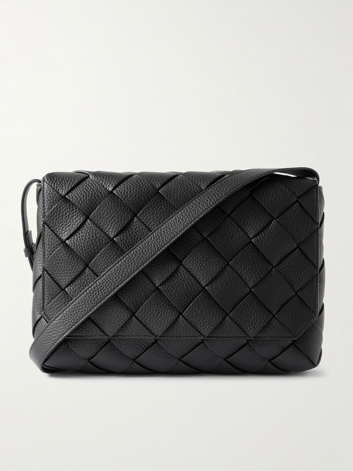 Bottega Veneta - Large Diago Intrecciato Full-Grain Leather Messenger Bag
