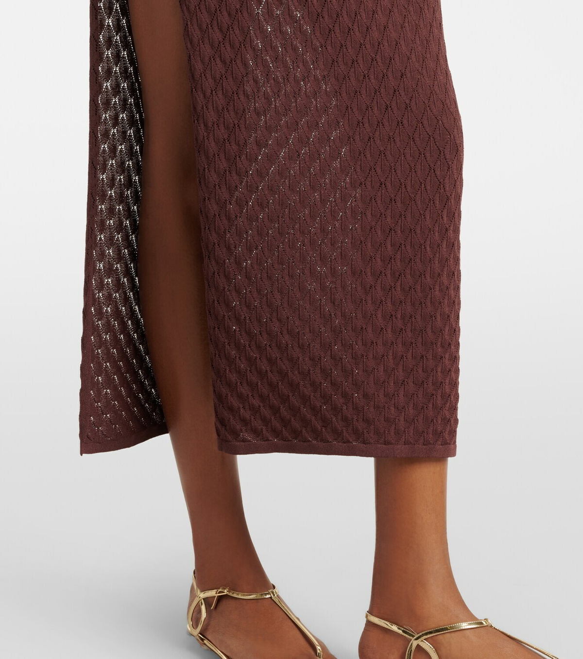 Melissa Odabash Dawn knitted wrap skirt