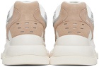 both White & Beige Gao Eva Sneakers