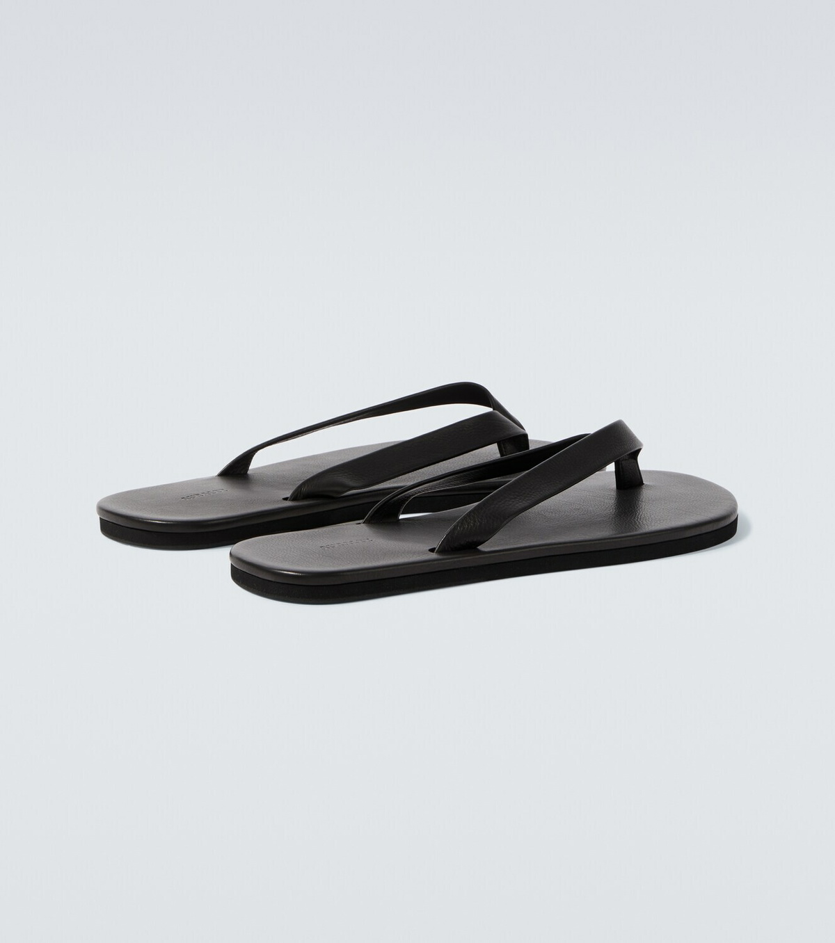 Auralee Leather thong sandals