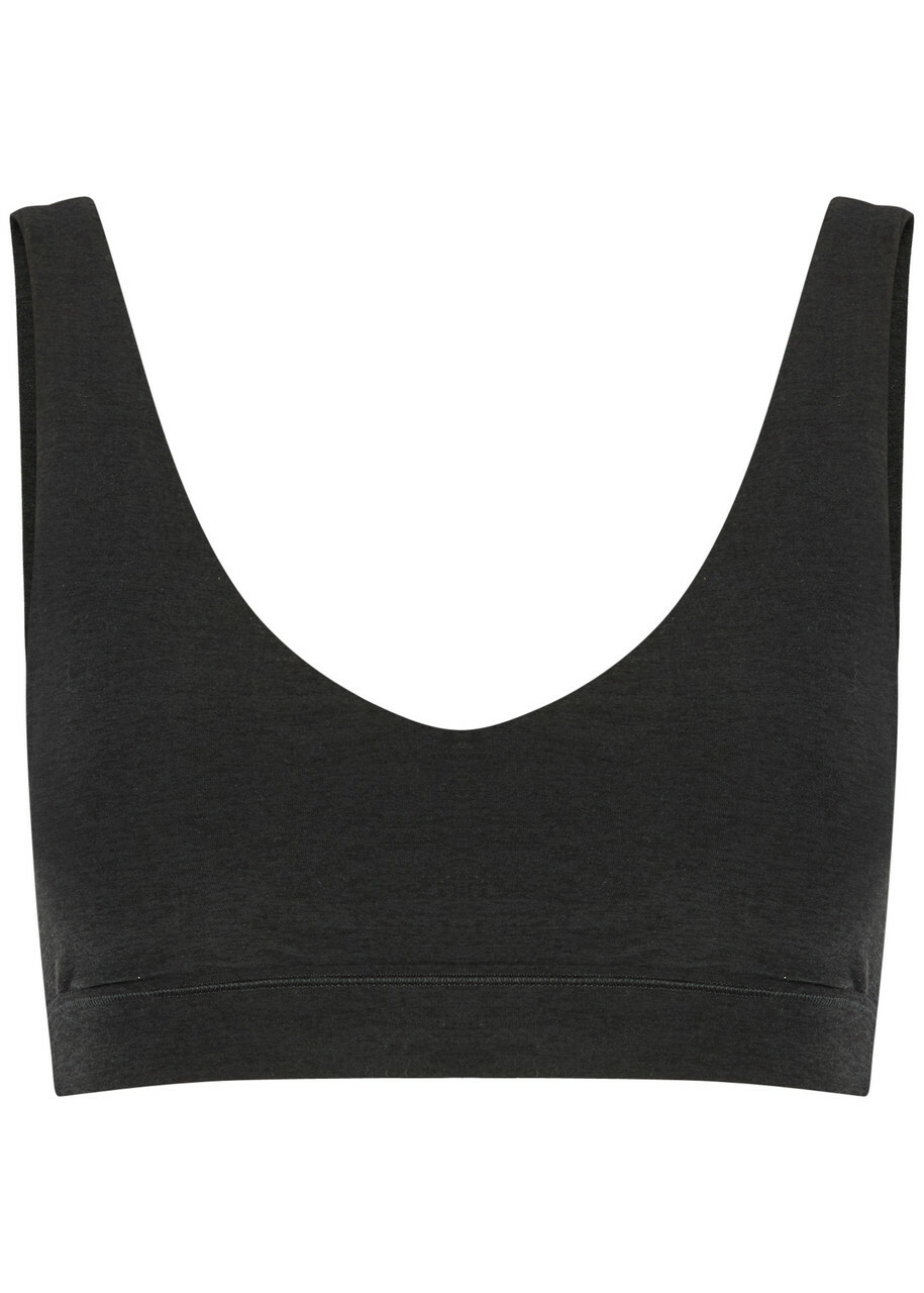 Vuori Rhythm Stretch-jersey Sports bra Black