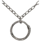 Gucci Silver Snake Ring Necklace