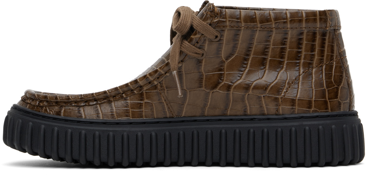 Martine Rose Brown Clarks Edition Torhill Hi Boots Martine Rose