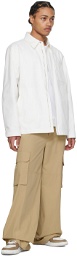 Valentino White Zip Jacket