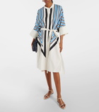 Joseph Dania printed silk and cotton shirt dress