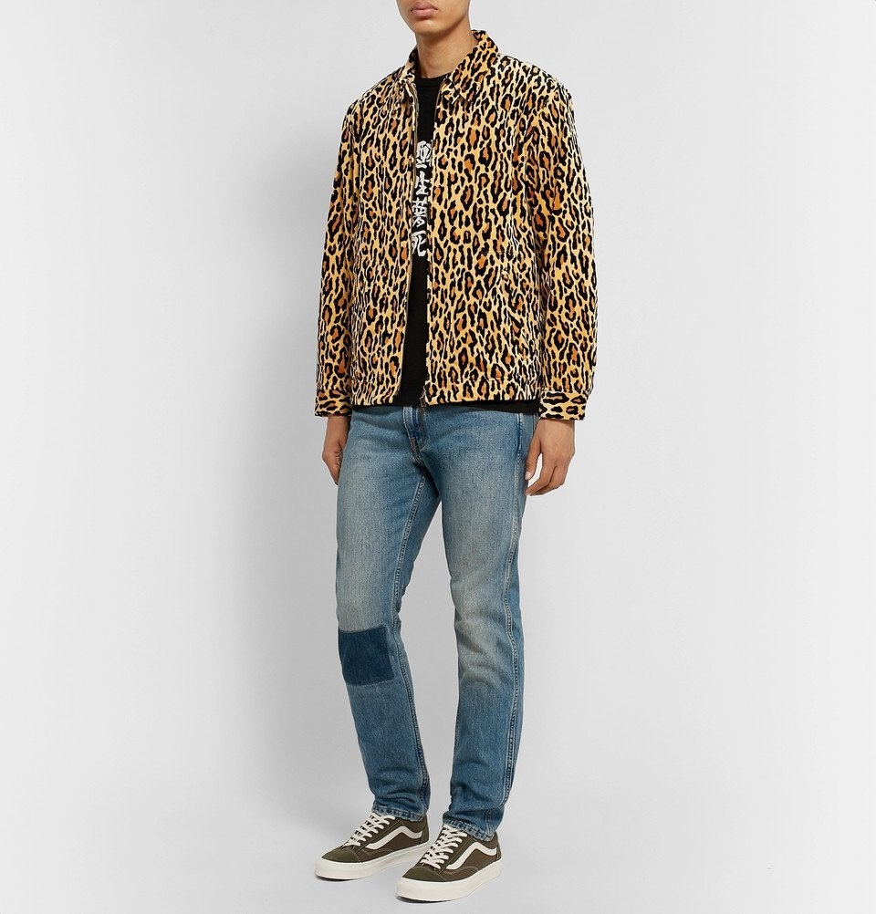 Wacko Maria - Leopard-Print Cotton-Velour Jacket - Brown Wacko Maria