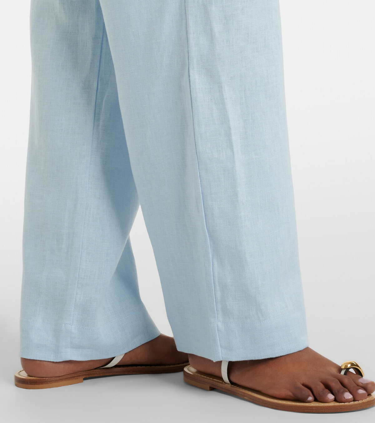 Asceno Aurelia linen wide-leg pants