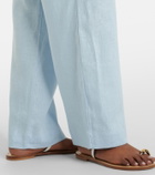 Asceno Aurelia linen wide-leg pants