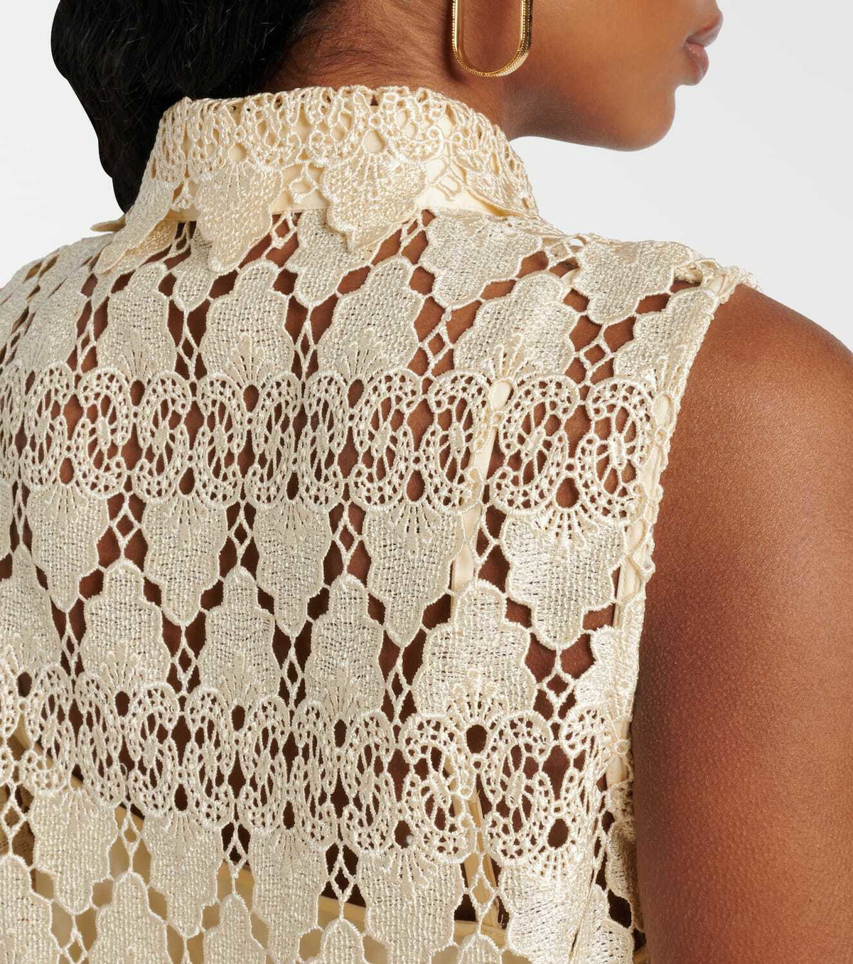 Frame The Deco lace minidress