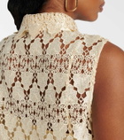 Frame The Deco lace minidress