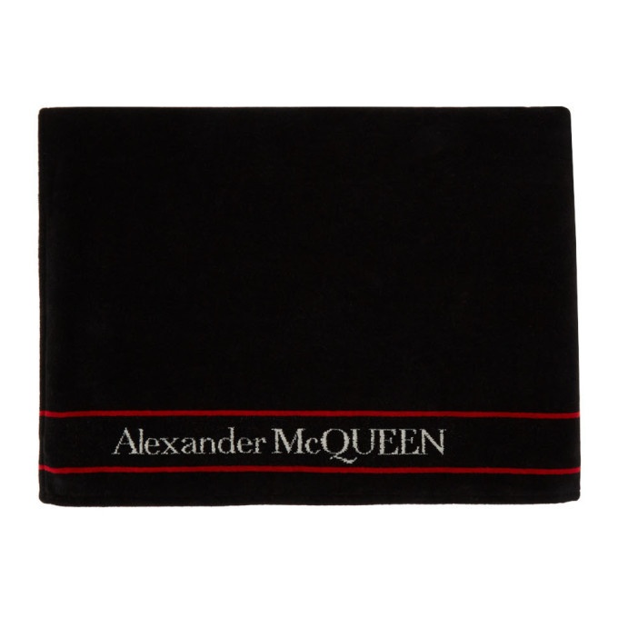 Photo: Alexander McQueen Black and White Selvedge Towel